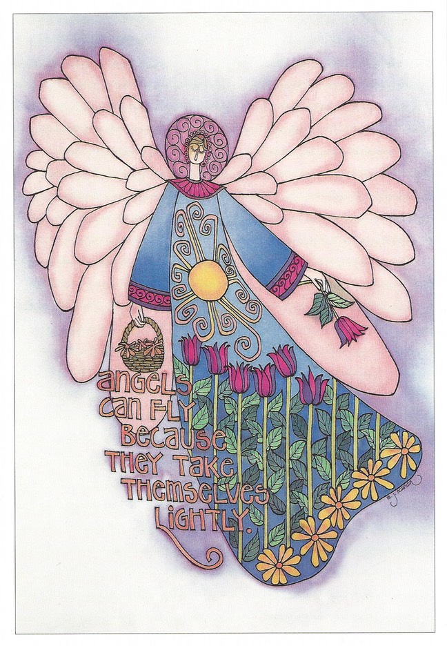 ANGELS CAN FLY Card Poster Etc