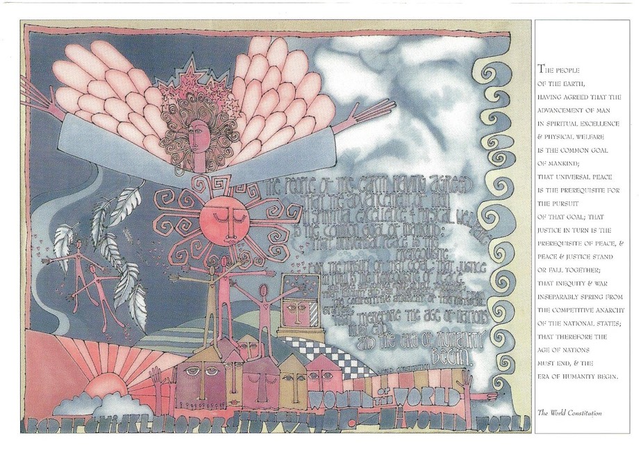 Card Poster PEOPLE OF THE EARTH