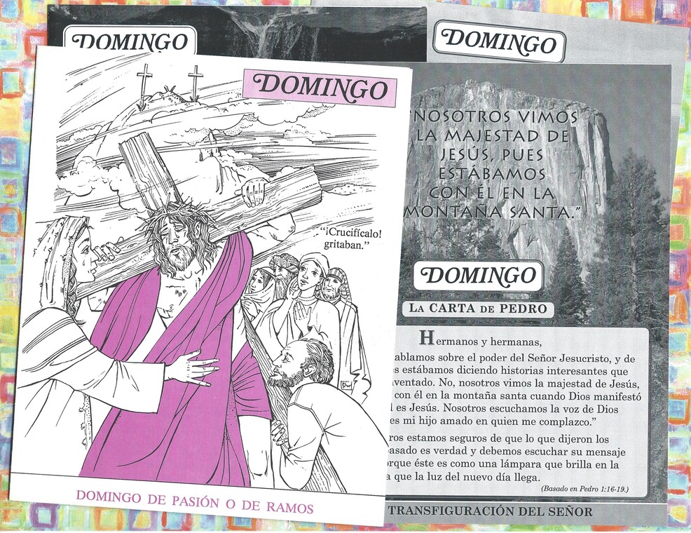 SUNDAY+Folletos+de+los+Escrituras+COLOR